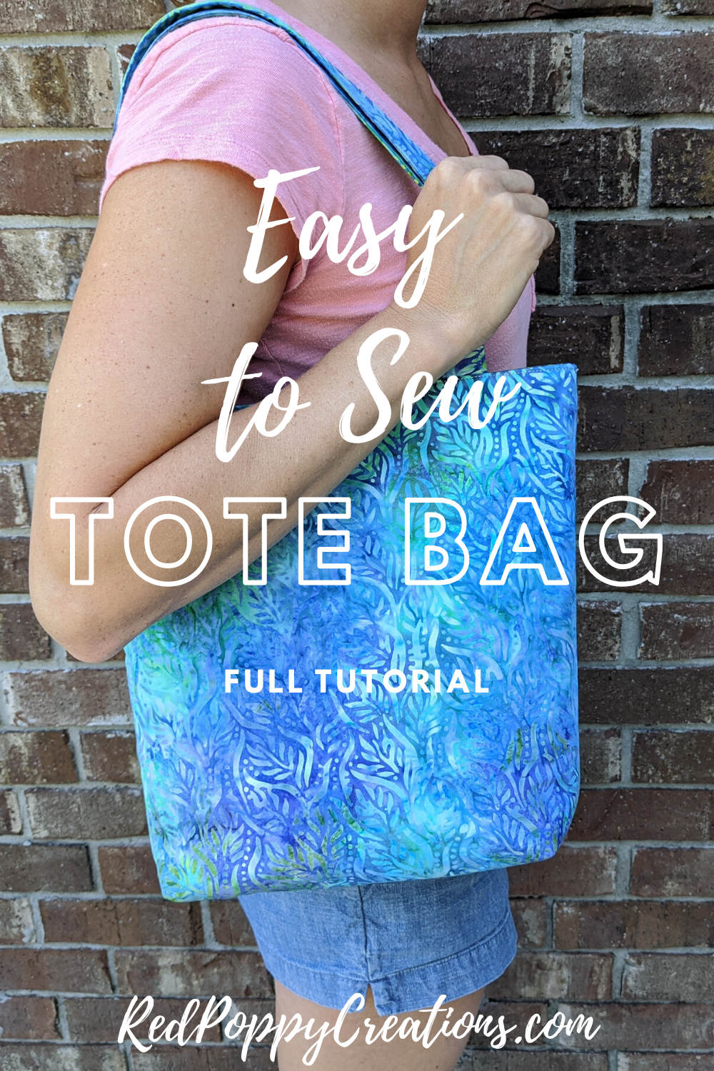 Easy to Sew Tote Bag Pattern