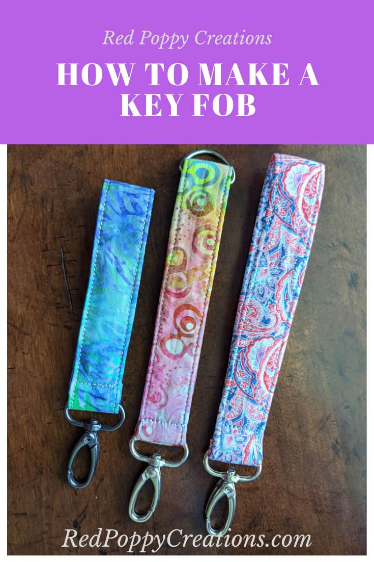 iThinksew - Patterns and More - Key Fob Wristlet Keychain Sewing Pattern