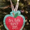Teacher's Apple Ornament - Image 2