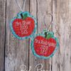 Teacher's Apple Ornament - Image 3