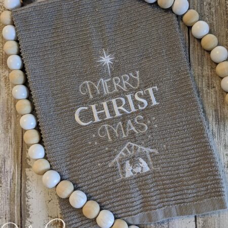 merry christ mas towel