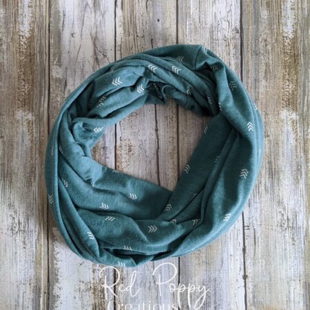 teal infinity scarf