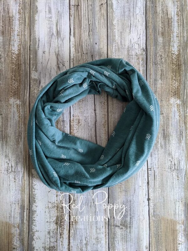 teal infinity scarf